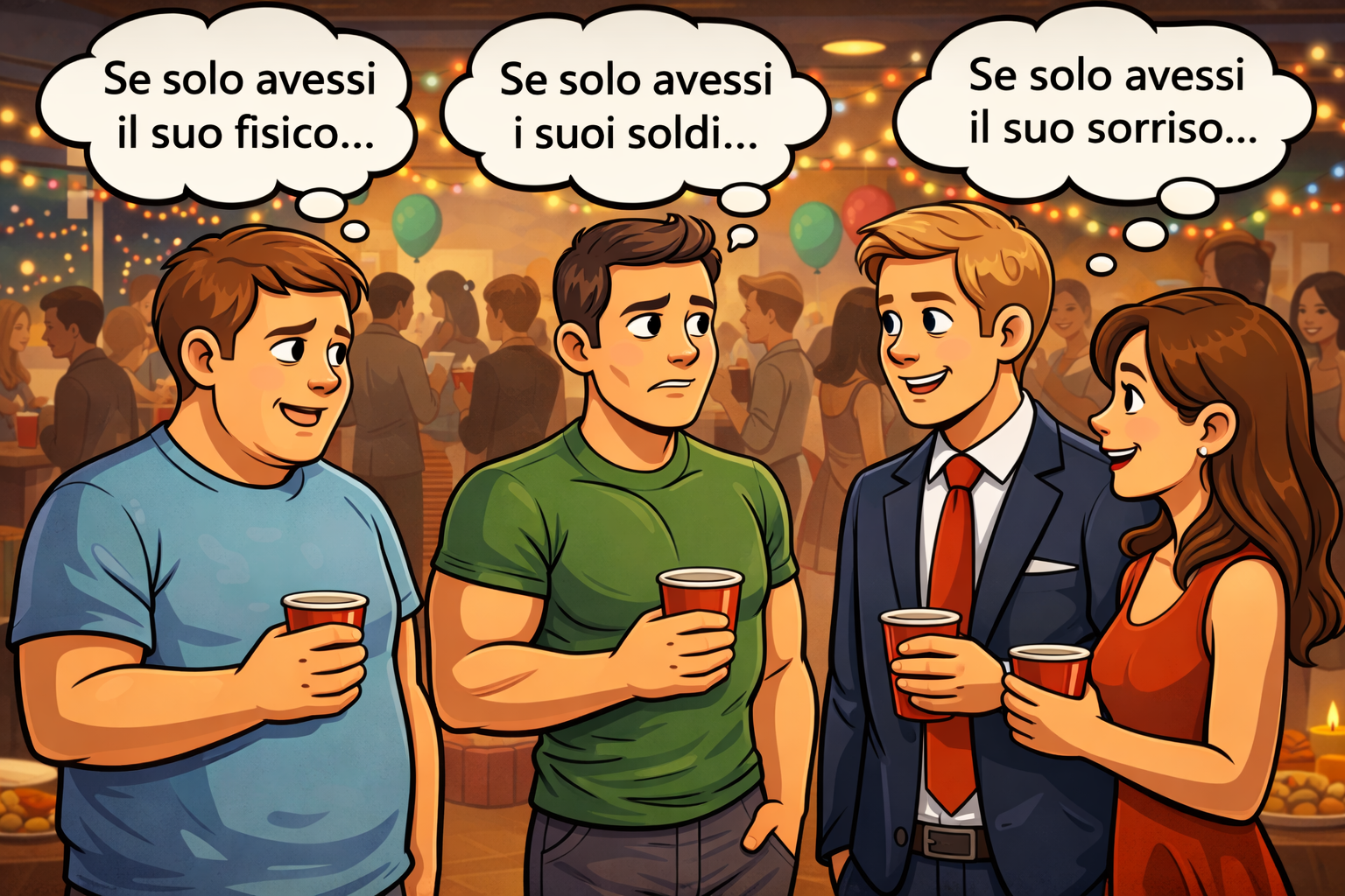 invidia insoddisfazione